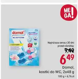 Rossmann Kostka do wc świeżość kwiatów Domol oferta