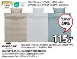 JYSK Komplet pościeli satynowej oferta