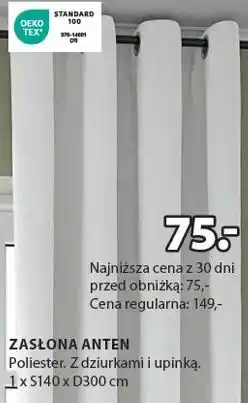 JYSK zasłona oferta