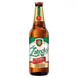 Delikatesy Centrum Žatecký Světlý Ležák Piwo jasne pełne 500 ml oferta
