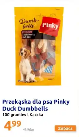 Action Przekąska dla psa Pinky Duck Dumbbells 100 g oferta