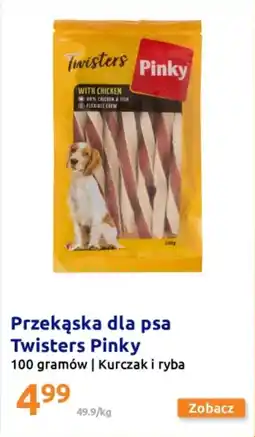 Action Przekąska dla psa Twisters Pinky 100 g oferta