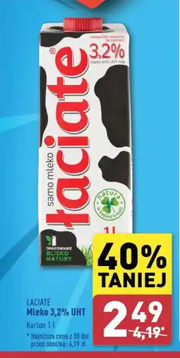 ALDI Mleko 3.2% Łaciate oferta