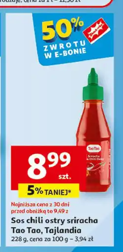Auchan Sos chili sriracha Tao tao oferta