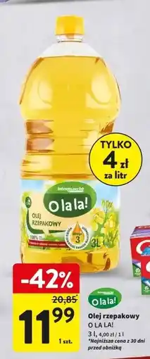 Intermarche Olej rzepakowy O La La! oferta