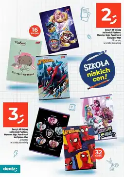 Dealz Zeszyt a5/32 k. kratka pusheen Unipap oferta