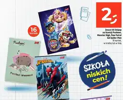 Dealz Zeszyt a5 16 k. monster high Unipap oferta