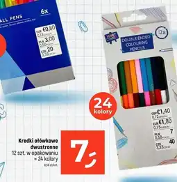 Kredki ołówkowe dwustronne