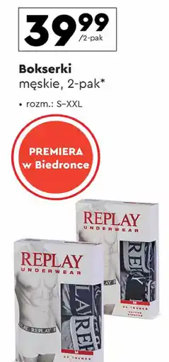 Biedronka Bokserki męskie rozm. s-xxl oferta