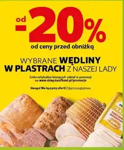 Kaufland Wędliny w plastrach oferta