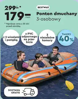 Ponton dmuchany 3-osobowy