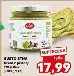 Kaufland Krem pistacjowy Gusto Etna oferta