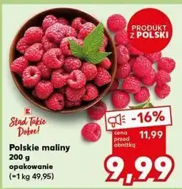 Kaufland Maliny polskie K-Classic Stąd Takie Dobre! oferta