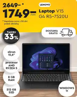 Biedronka Laptop Lenovo oferta