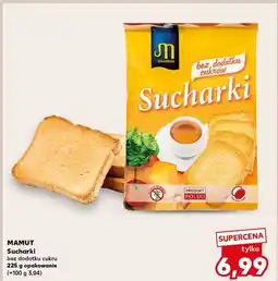 Kaufland Sucharki bez dodatku cukrów Mamut oferta