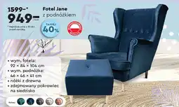Biedronka Fotel z podnóżkiem oferta