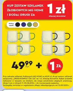 Biedronka Szklanki żłobione Mg Home oferta
