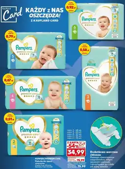 Kaufland Pieluszki dla dzieci 6 Pampers Premium Care oferta