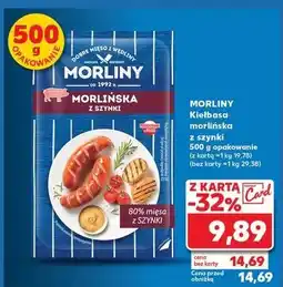 Kaufland Kiełbasa morlińska z szynki Morliny oferta