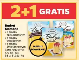 Netto Budyń o smaku śmietankowym Mamone oferta