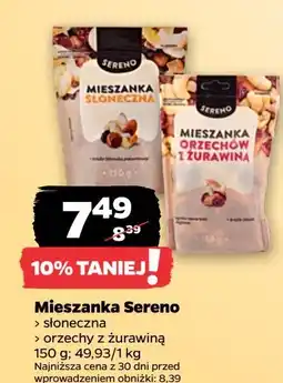 Netto Mieszanka orzechów z żurawiną Sereno oferta