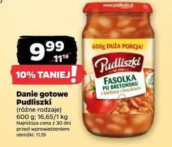 Netto Fasolka po bretońsku z kiełbasą i boczkiem Pudliszki oferta