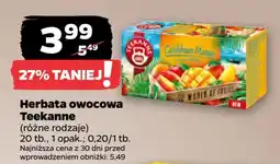 Netto Herbata caribbean mango Teekanne World Of Fruits oferta