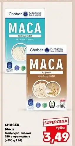 Kaufland Maca razowa Chaber oferta