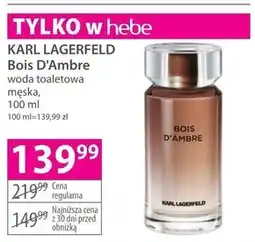 Hebe Woda toaletowa dla mężczyzn Karl Lagerfeld oferta