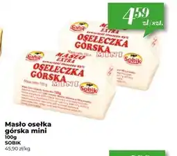 Społem Sobik Masło ekstra osełeczka górska mini 100 g oferta