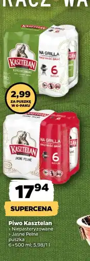Netto Piwo Kasztelan Niepasteryzowane oferta