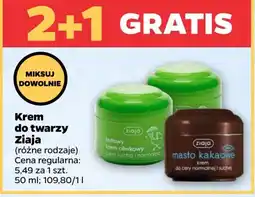 Netto Krem do twarzy cery normalnej i suchej Ziaja Masło Kakaowe oferta