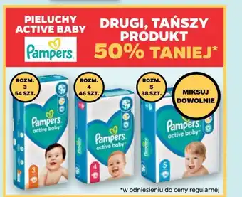 Netto Pieluszki dla dzieci 5 Pampers Active Baby oferta