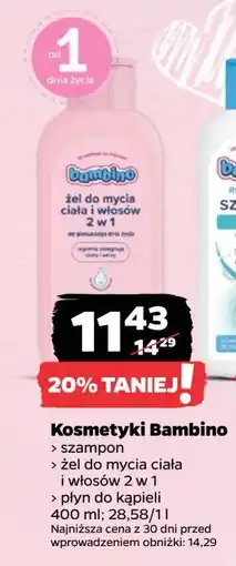 Netto Szampon z witaminą b3 Bambino oferta