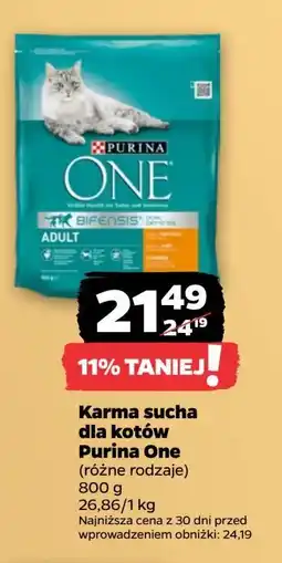 Netto Karma dla kota adult kurczak i pełne ziarna Purina One oferta