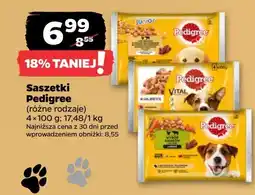 Netto Karma dla psa w galaretce 2x kurczak z marchewką i wołowina warzywami Pedigree Vital oferta