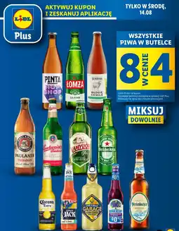 Lidl Piwo w butelce oferta