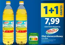 Lidl Olej słonecznikowy VitaD'Or oferta