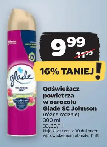 Netto Odświeżacz powietrza w aerozolu Glade SC Johnson 300 ml oferta