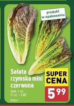 ALDI Sałata rzymska mini czerwona polska oferta