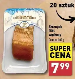 ALDI Szczupak wędzony na gorąco filet Ryby z mazur oferta