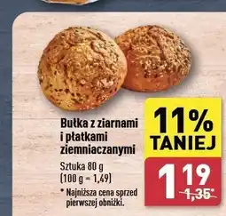 ALDI Bułka z ziarnami i płatkami ziemniaczanymi oferta