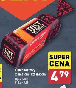 Tost na grilla z masłem i czosnkiem