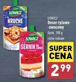 ALDI Deser a la sernik na zimno z malinami Łowicz oferta