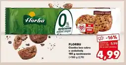 Kaufland Ciastka z kawałkami czekolady bez dodatku cukru FLORBU MAFFERS oferta