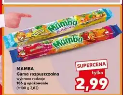 Kaufland Guma rozpuszczalna wieloowocowa Mamba oferta