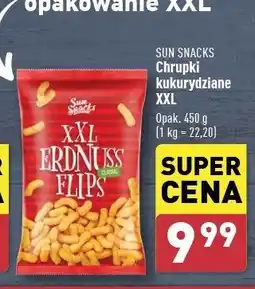 ALDI Chrupki xxl kukurydziane z mielonym orzeszkami ziemnymi oferta