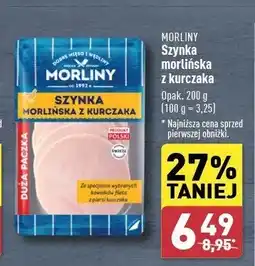 ALDI Szynka morlińska z kurczaka Morliny oferta