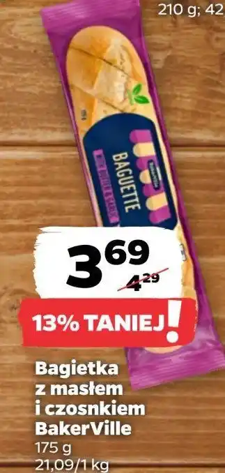 Netto Bagietka z masłem czosnkowym Bakerville oferta