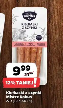 Netto Kiełbaski z szynki Mistrz rohus oferta